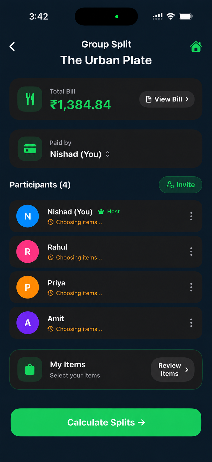 Group Split View